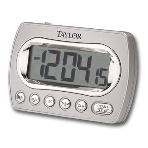 Digital Chrome Timer with Memory and Clock