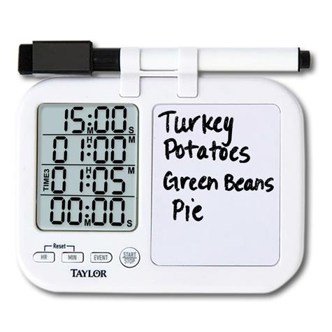 Taylor&reg; Plan & Prep Four Event Timer with Whiteboard