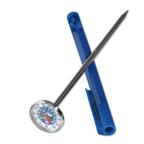 1” Dial Instant Read Reduce Cross-Contamination Thermometer – Blue/Fish