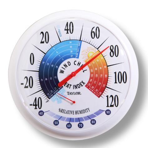 Thermometer with Hygrometer, Wind Chill and Heat Index