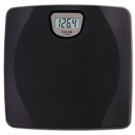 Taylor 7006 Lithium Electronic Digital Scale with 1-Inch LCD Display