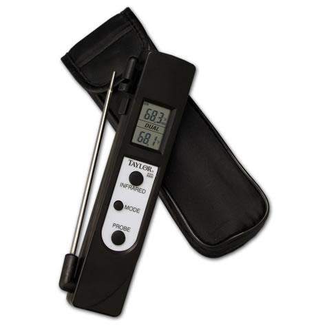 Dual Temperature Thermocouple and Infrared Thermometer 