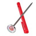1” Dial Instant Read Reduce Cross-Contamination Thermometer – Red/Raw Meat